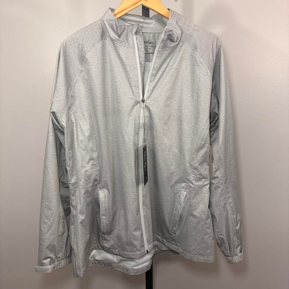 Walter Hagans women's rain jacket XL heather grey